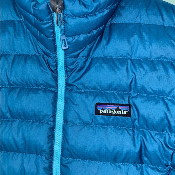 Patagonia Women's Blue Down Sweater Jacket M - Picture 3 of 11
